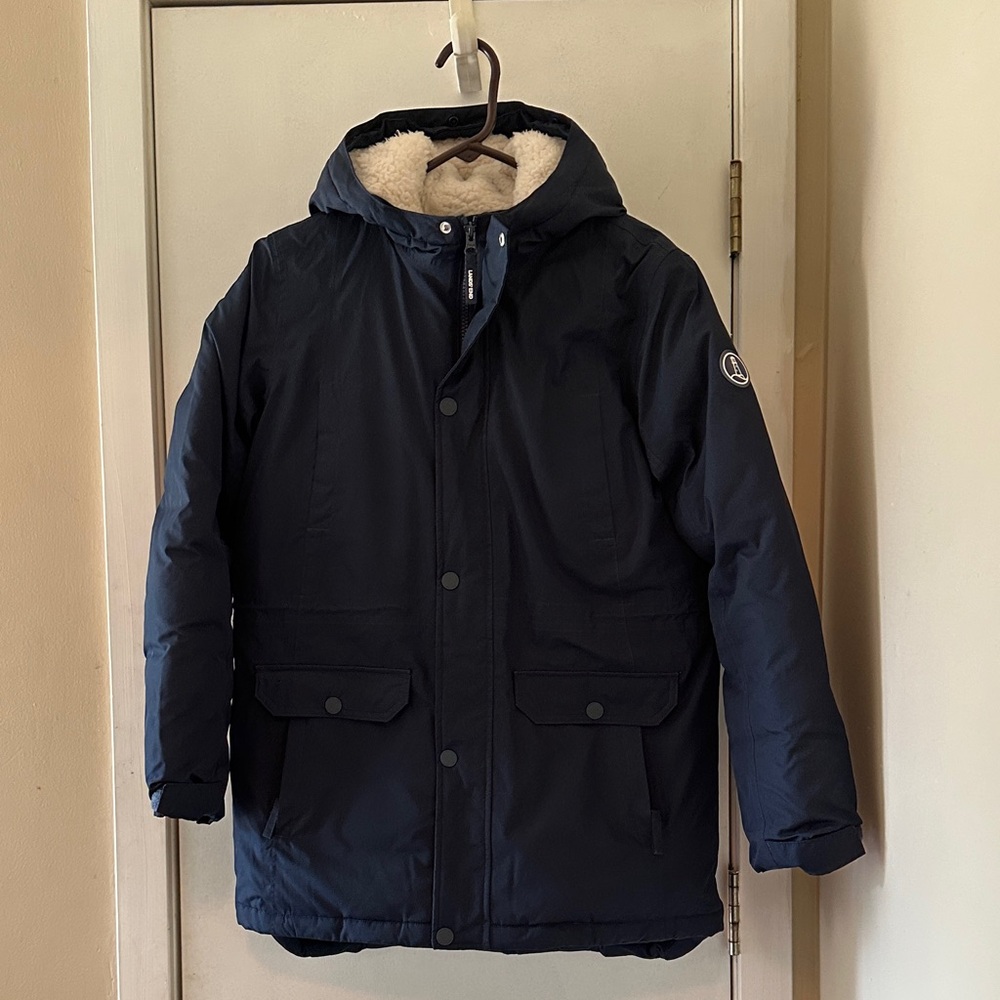 Lands' End Kids Navy Puffer Jacket